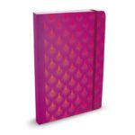 Cedon Notitieboek Metallic Sunburst Red met dots - A5