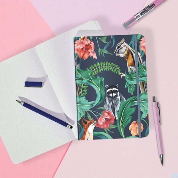 Cedon Notitieboek Racoon met dots - A5 - Afbeelding 2