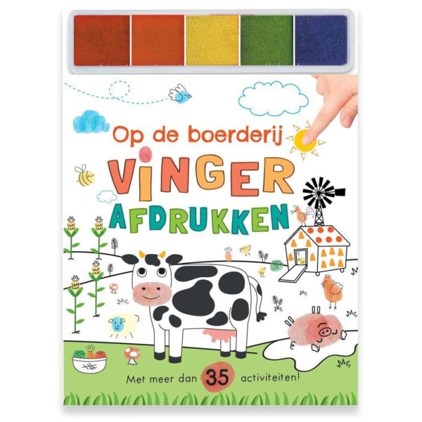 Op de boerderij – Vingerafdrukken knutselboek