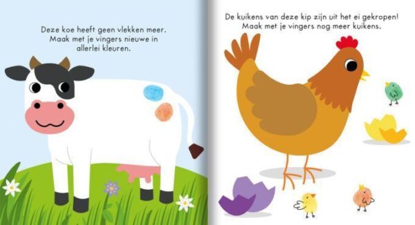 Op de boerderij – Vingerafdrukken knutselboek - Afbeelding 3