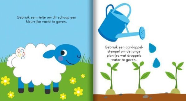 Op de boerderij – Vingerafdrukken knutselboek - Afbeelding 4