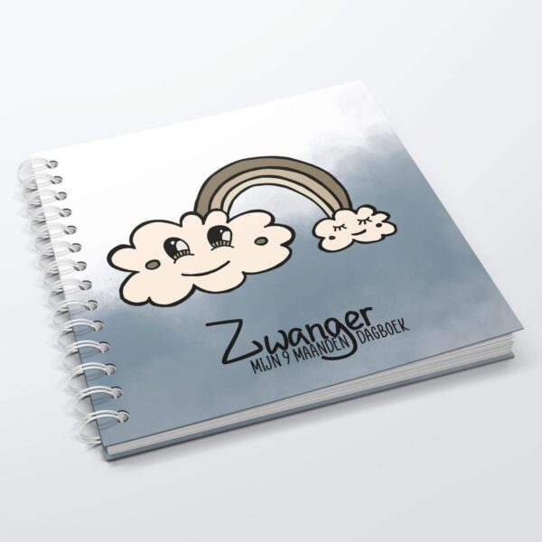 SilliBeads Mijn 9 maanden dagboek - Blauw