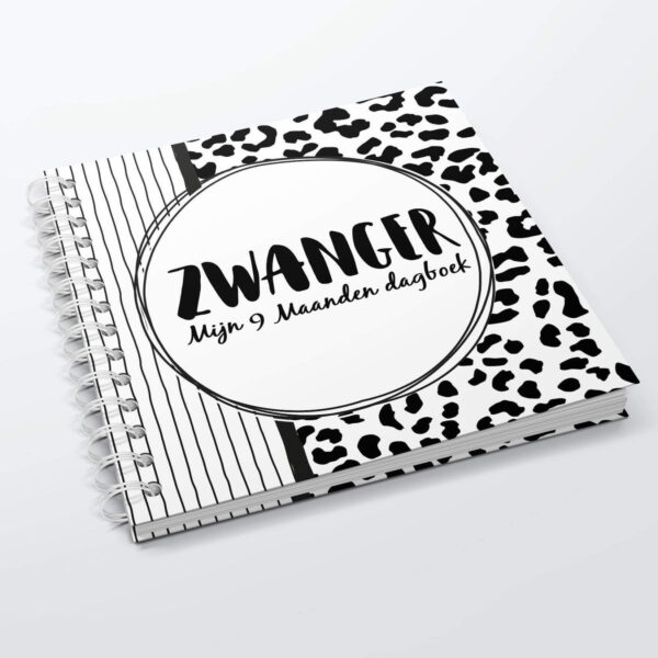 SilliBeads Mijn 9 maanden dagboek - Panterprint