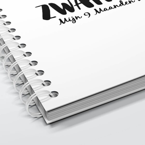 SilliBeads Mijn 9 maanden dagboek - Zwart-wit - Afbeelding 14