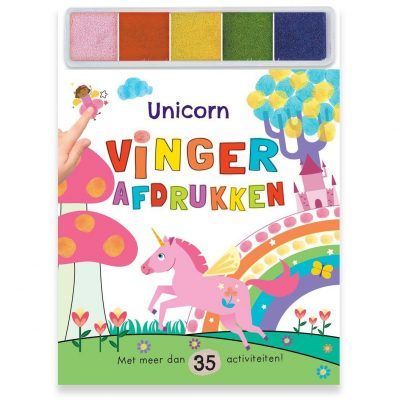 Unicorn – Vingerafdrukken knutselboek Eenhoorn boek