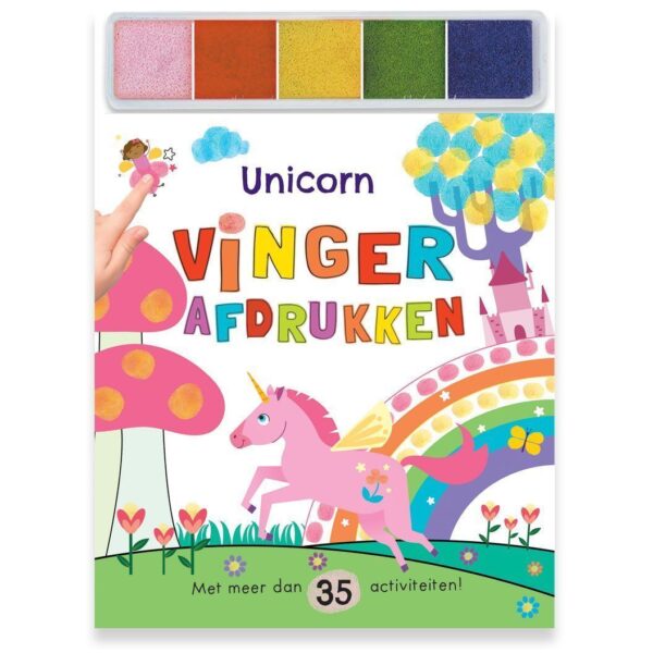 Unicorn – Vingerafdrukken knutselboek