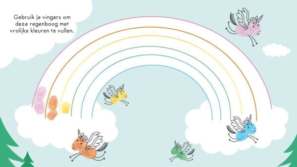 Unicorn – Vingerafdrukken knutselboek - Afbeelding 3