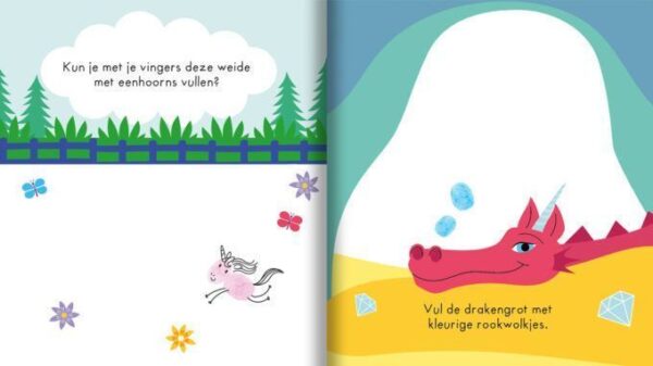 Unicorn – Vingerafdrukken knutselboek - Afbeelding 5