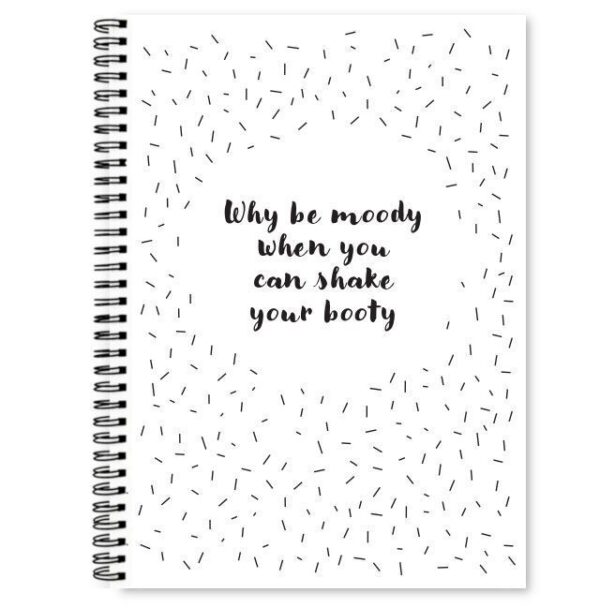 Fyllbooks Notitieboek 'Why be moody' - A4
