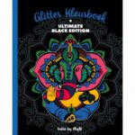 Glitter kleurboek Black edition - India by night
