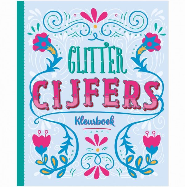 Glitterkleurboek - Cijfers