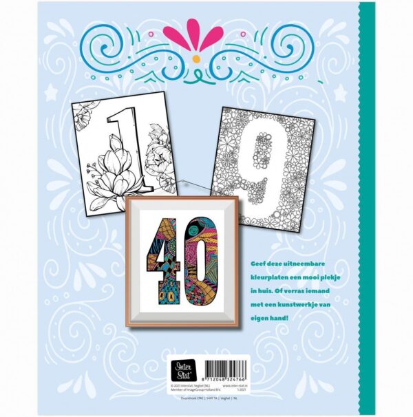 Glitterkleurboek - Cijfers - Afbeelding 3