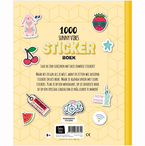 Stickerboek - 1000 Sunny Vibes - Afbeelding 3