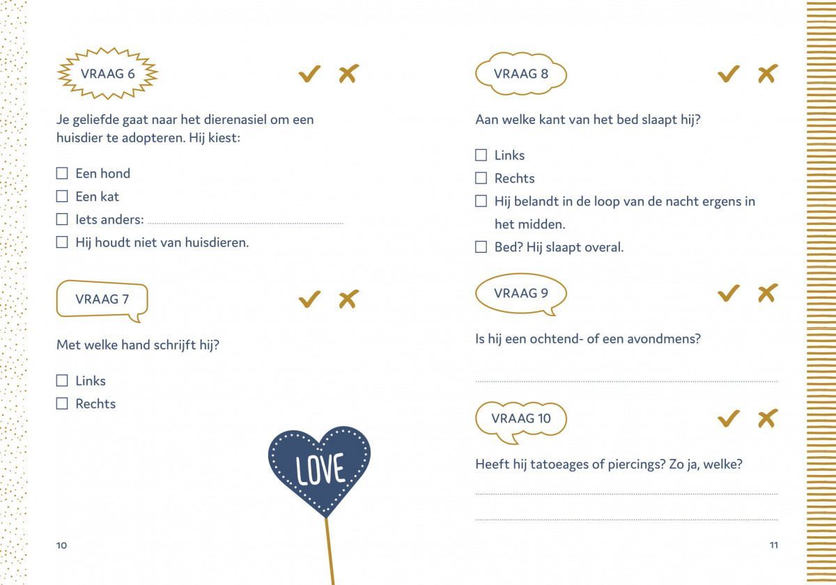 Hoe goed ken jij je man? Invulboek Kopen? - Invulboekjes.nl