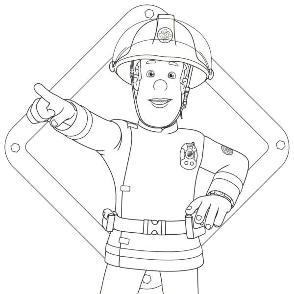 Color Fun - Brandweerman Sam - Kleurboek - Afbeelding 4