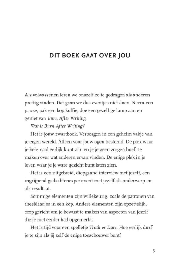 Burn after writing - Blauw - Afbeelding 4