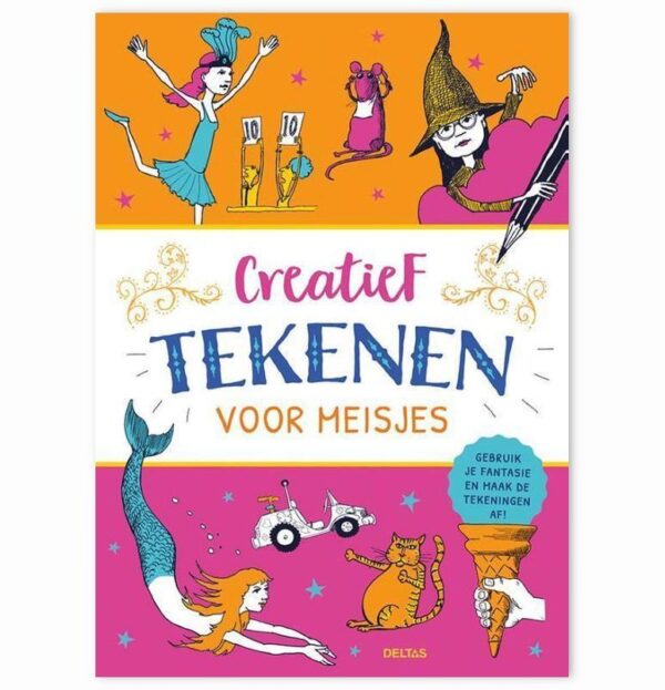 Creatief tekenen voor meisjes - Tekenboek