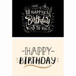 Fabrique a la Carte Verjaardagskaarten set - Happy Birthday - 14 stuks