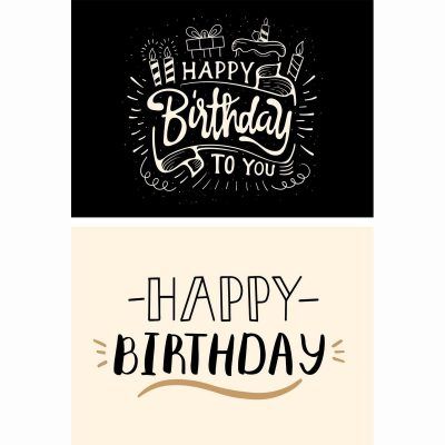 Fabrique a la Carte Verjaardagskaarten set – Happy Birthday – 14 stuks Felicitatiekaarten