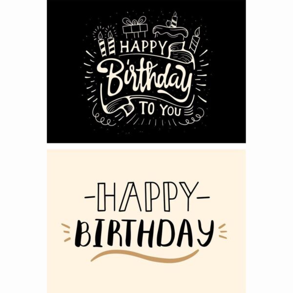 Fabrique a la Carte Verjaardagskaarten set - Happy Birthday - 14 stuks