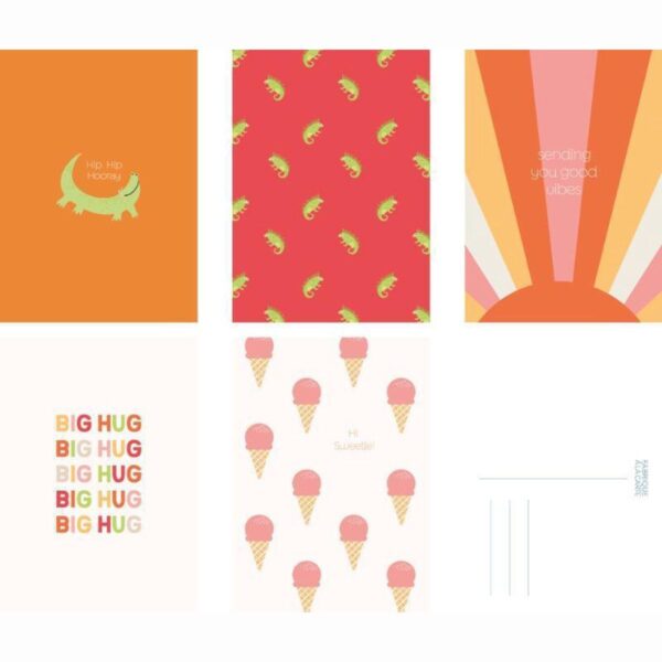 Fabrique a la Carte Wenskaarten set - Happy - 15 stuks