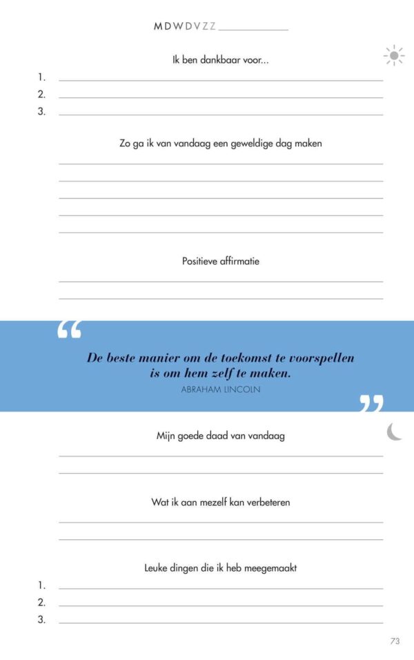Het 6 minuten dagboek - Zwart - Afbeelding 8