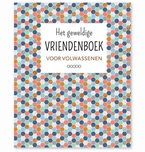 Het geweldige vriendenboek voor volwassenen - Blauw-roze