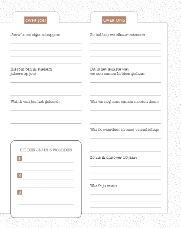 Het geweldige vriendenboek voor volwassenen - Blauw-roze - Afbeelding 7