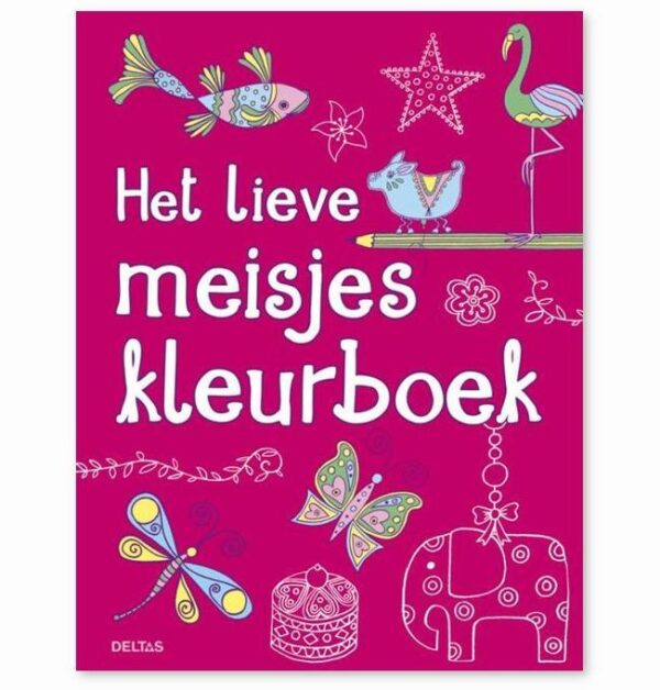 Het lieve meisjes kleurboek