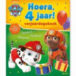 Hoera, 4 Jaar! Paw Patrol Verjaardagsboek