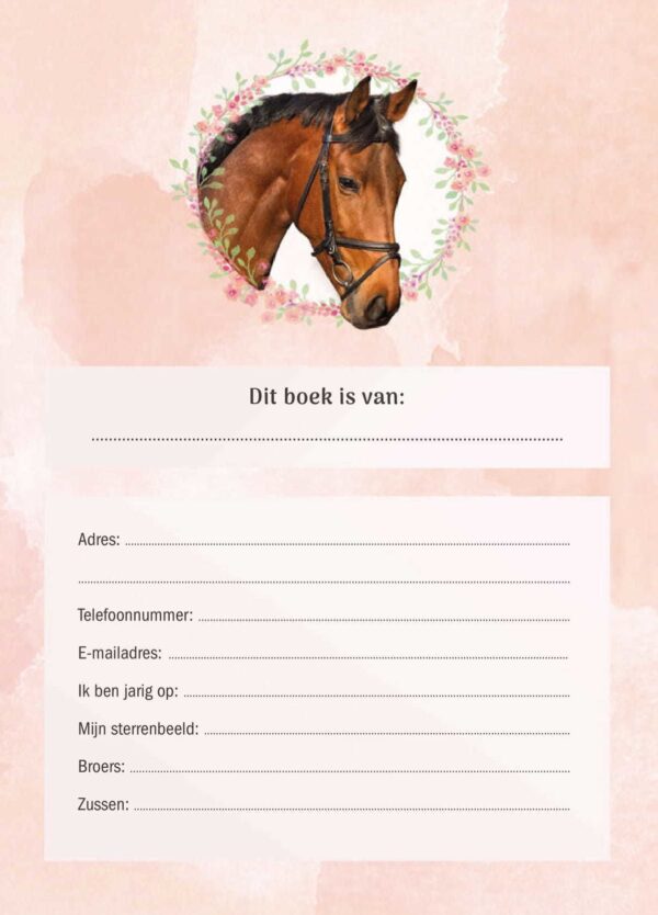Ik hou van paarden vriendenboekje - Afbeelding 4