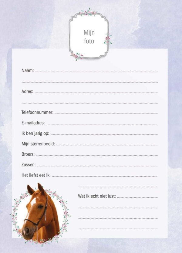 Ik hou van paarden vriendenboekje - Afbeelding 3