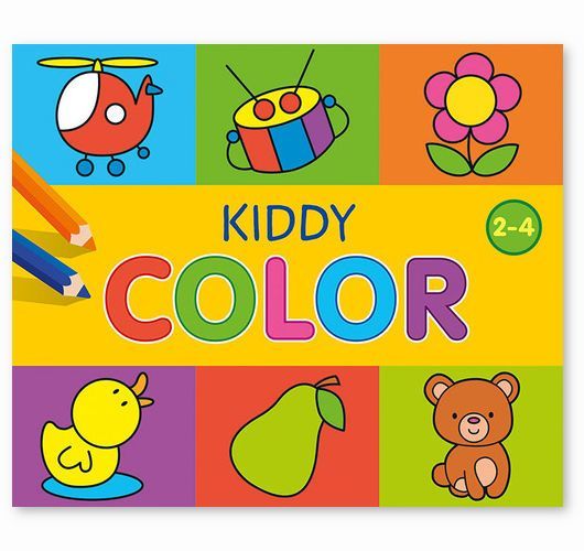 solo gelijktijdig fluweel Kiddy Color kleurboek 2-4 jaar Kopen? - Invulboekjes.nl