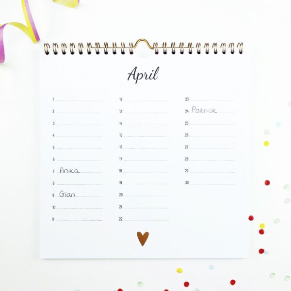 Lifestyle2Love Verjaardagskalender - Afbeelding 4