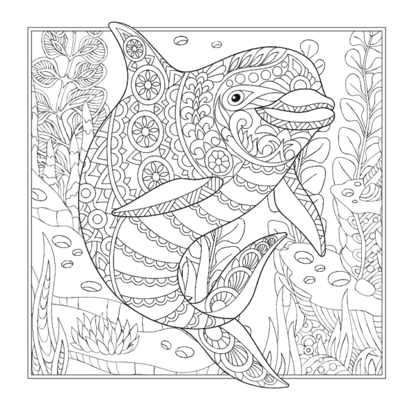 Magical ocean - Kleuren voor volwassenen - Afbeelding 2