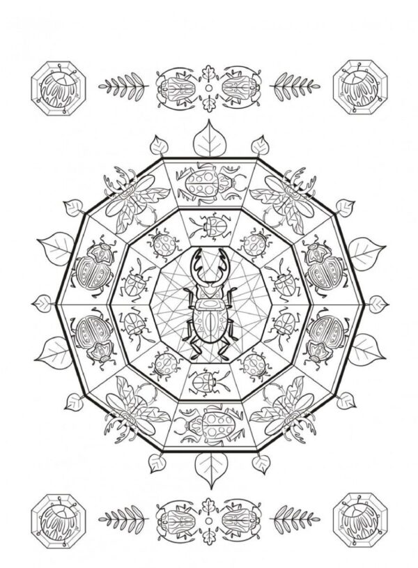 Mandala kleurboek - Kleurpret voor jongens - Afbeelding 6