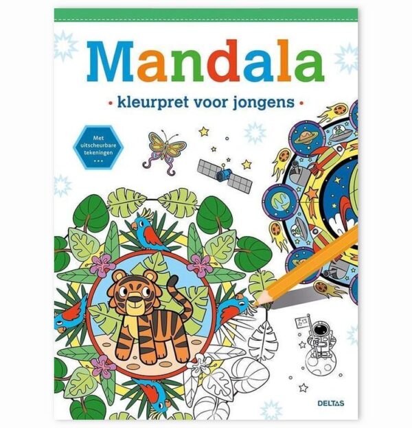 Mandala kleurboek - Kleurpret voor jongens