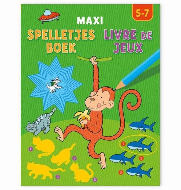 Maxi spelletjesboek 5-7 jaar