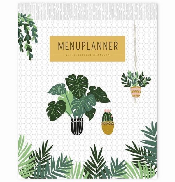 Menuplanner Houseplants - A5