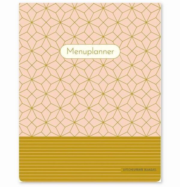 Menuplanner Pink Patterns - A5