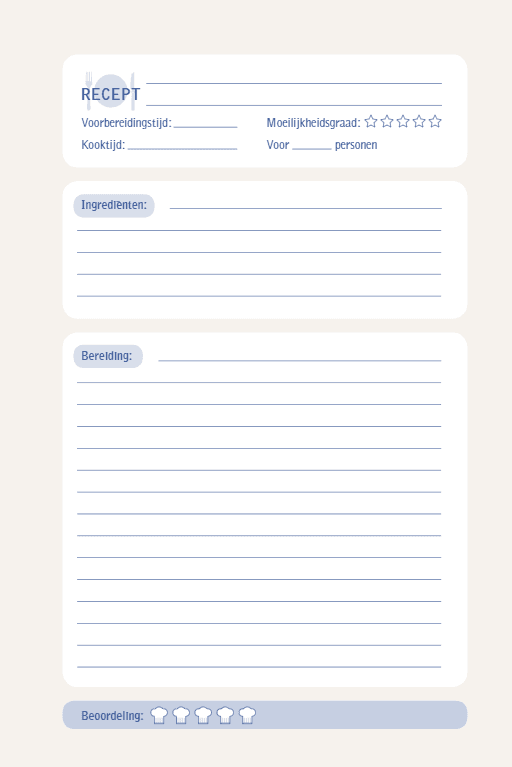 Mijn recepten notitieboek - Afbeelding 4