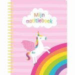 Mijn unicorn notitieboek - Roze