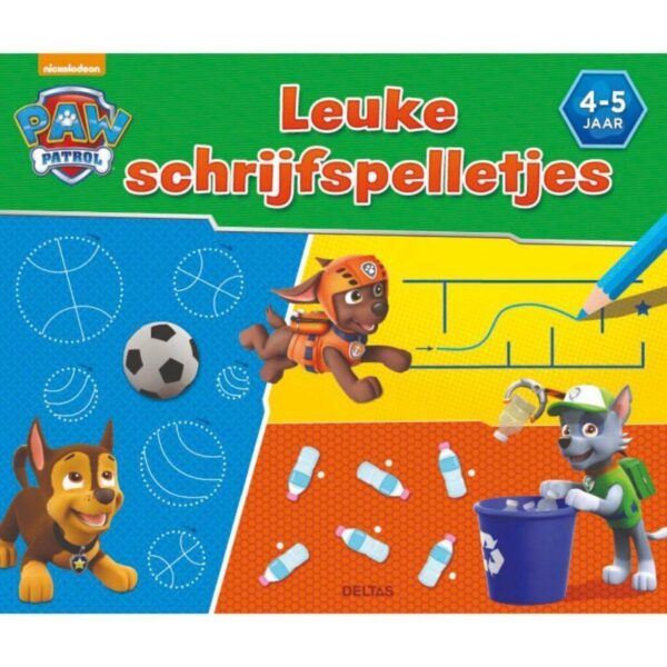 Paw Patrol Eerste schrijfspelletjes 4-5 jaar