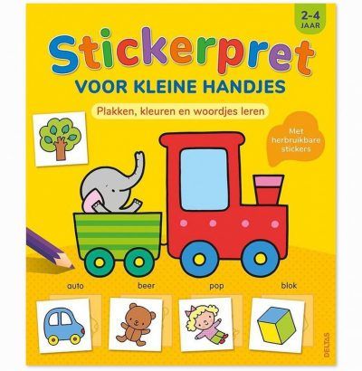 Stickerpret voor kleine handjes 2-4 jaar Kinderstickers