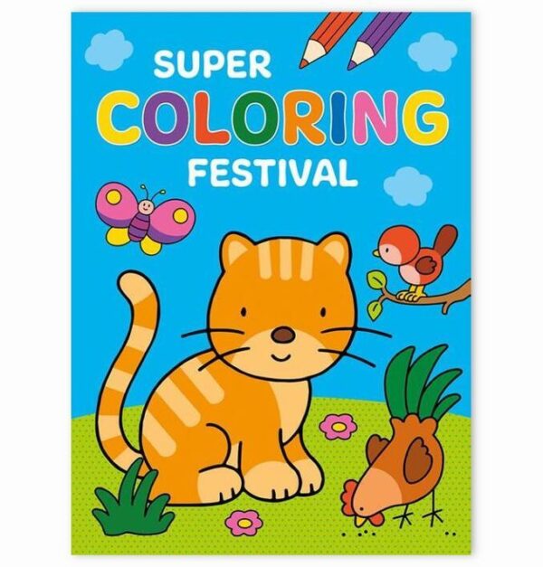 Super Coloring Festival kleurboek