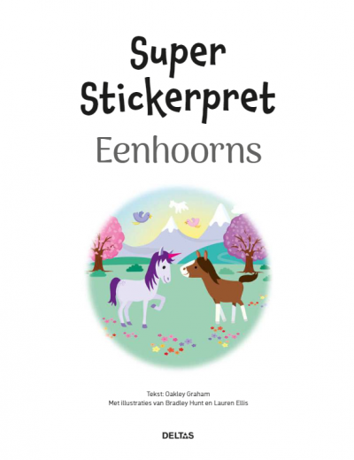Super Stickerpret – Eenhoorns Eenhoorn boek