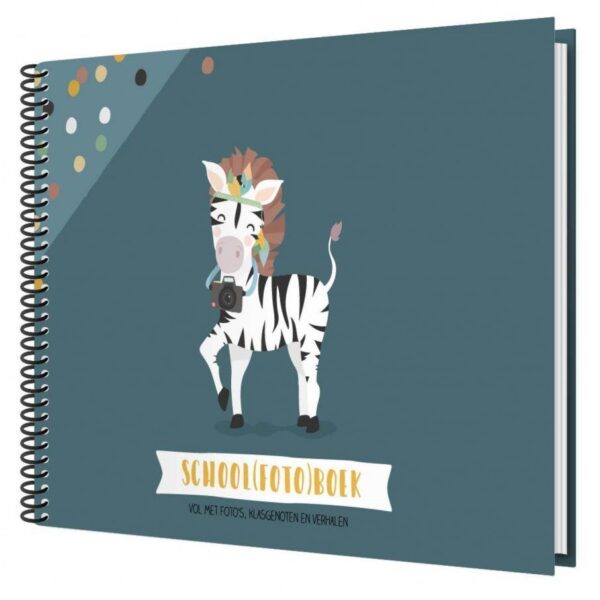 Tante Kaartje Schoolfotoboek - Blauw