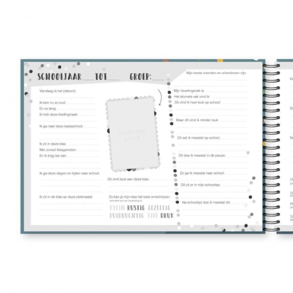 Tante Kaartje Schoolfotoboek - Blauw - Afbeelding 11