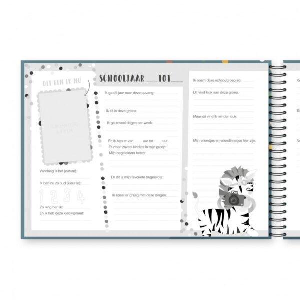 Tante Kaartje Schoolfotoboek - Blauw - Afbeelding 6