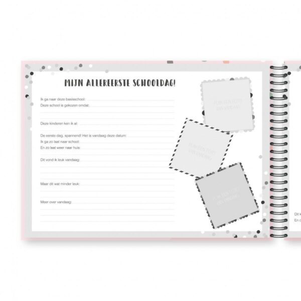 Tante Kaartje Schoolfotoboek - Roze - Afbeelding 10